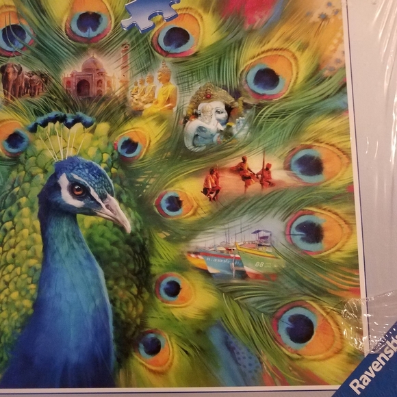 Ravensburger 2000 Piece Peacock Puzzle New - Picture 6 of 12